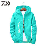 Daiwa Jacket Men Fishing Shirt Solid Thin Uv Protection Clothes Fishing Clothing Summer Breathable Quick Dry Soft Shell Outdoor