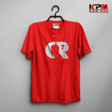 Cr7- Half Sleeve Cotton T-shirt For Men By KHAN Printing Museum