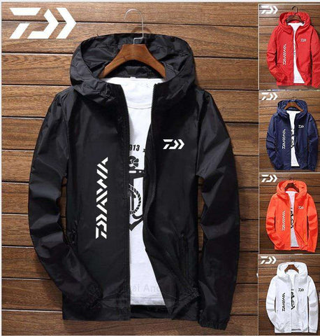 Daiwa Jacket Men Fishing Shirt Solid Thin Uv Protection Clothes Fishing Clothing Summer Breathable Quick Dry Soft Shell Outdoor